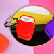 Чохол Silicone Shock-proof case for Airpods 1/2 yellow