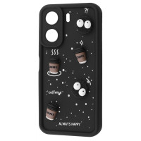 Чохол Pretty Things Case Xiaomi Redmi 13C 4G/Poco C65 black/coffee
