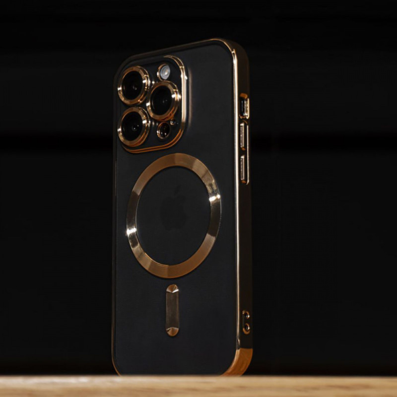 Чохол Metal Matte Case with Magnetic Ring iPhone 14 Pro Max gold