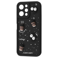 Чохол Pretty Things Case Xiaomi Redmi 12 4G black/coffee