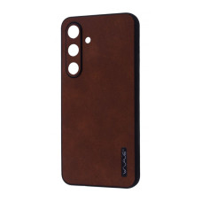 Чохол WAVE Leather Case Samsung Galaxy S24 dark brown
