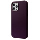 Чохол WAVE Premium Leather Edition Case with Magnetic Ring iPhone 13 dark cherry