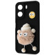 Чохол Pretty Things Case Xiaomi Redmi 13C 4G/Poco C65 black/fluffy white