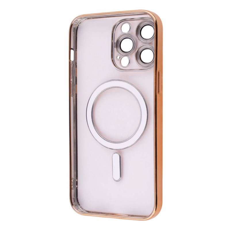 Чохол Metal Matte Case with Magnetic Ring iPhone 13 Pro gold