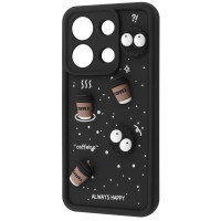 Чохол Pretty Things Case Xiaomi Redmi Note 13 4G black/coffee