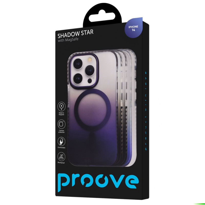 Чохол Proove Shadow Star Case with Magnetic Ring iPhone 14 gray