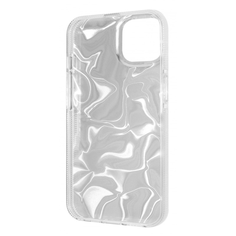 Чохол Halographic Glow Case iPhone 14 silver