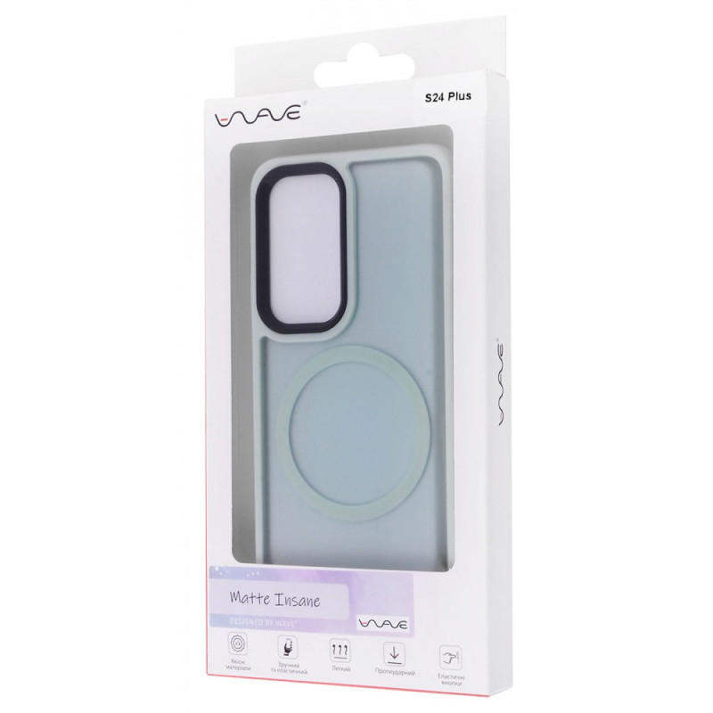 Чохол WAVE Matte Insane Case with Magnetic Ring Samsung Galaxy S24 Plus deep purple