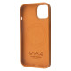 Чохол WAVE Premium Leather Edition Case with Magnetic Ring iPhone 13 dark cherry