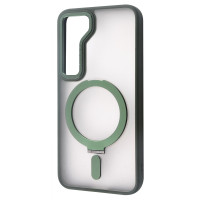 Чохол WAVE Attraction Case with Magnetic Ring Samsung Galaxy S23 Plus green