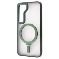 Чохол WAVE Attraction Case with Magnetic Ring Samsung Galaxy S23 Plus green