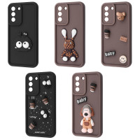 Чохол Pretty Things Case Samsung Galaxy S21 FE (G990B) black/fluffy white