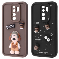 Чохол Pretty Things Case Xiaomi Redmi Note 8 Pro black/fluffy white
