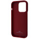 Чохол Kajsa Snake Pattern iPhone 14 Pro burgundy
