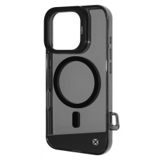 Чохол Kajsa Aluminium Shield with Magnetic Ring iPhone 16 Pro black smoke