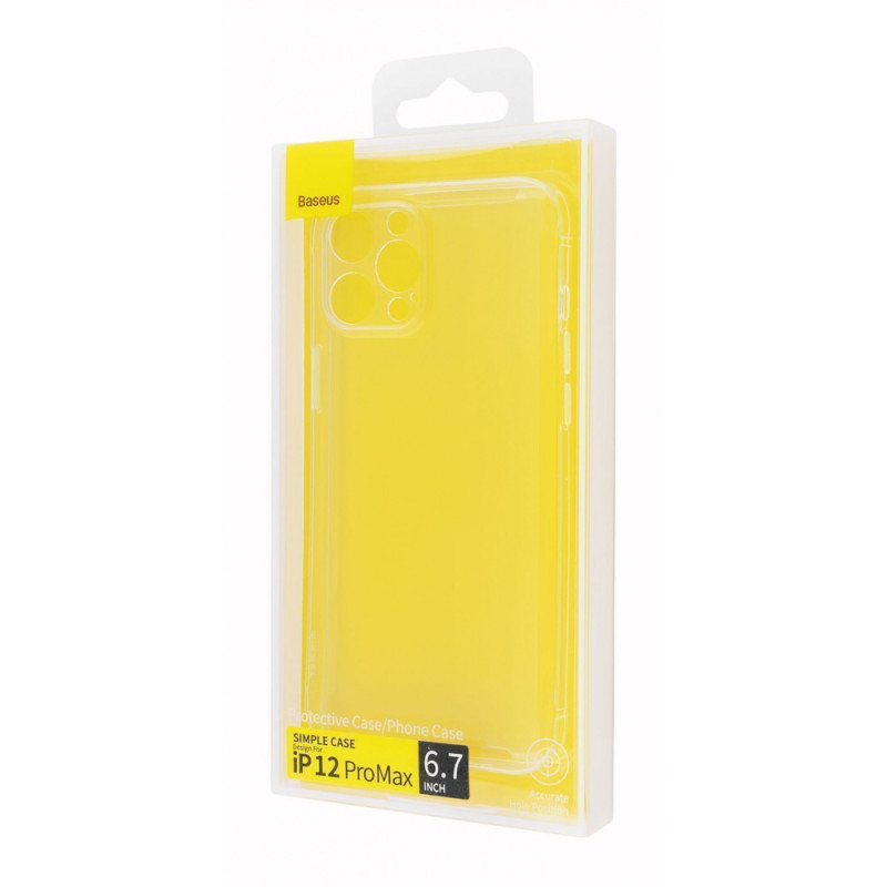 Чохол Baseus Simple (TPU) iPhone 12 Pro Max transparent