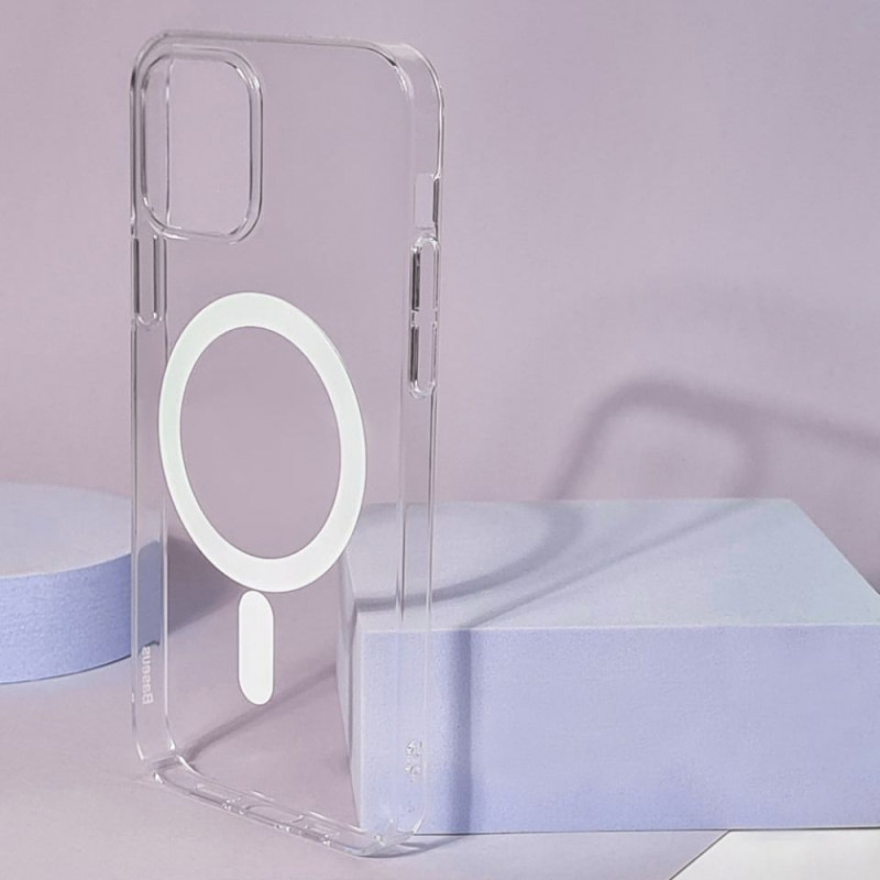Чохол Baseus Crystal Magnetic iPhone 14 transparent
