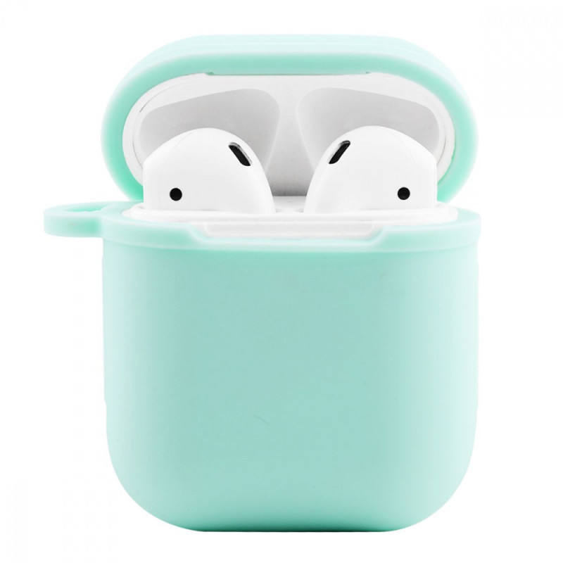 Чохол Silicone Shock-proof case for Airpods 1/2 brown