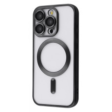 Чохол Metal Matte Case with Magnetic Ring iPhone 15 Pro Max black