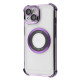 Чохол Glossy Case with Magnetic Ring iPhone 14 purple