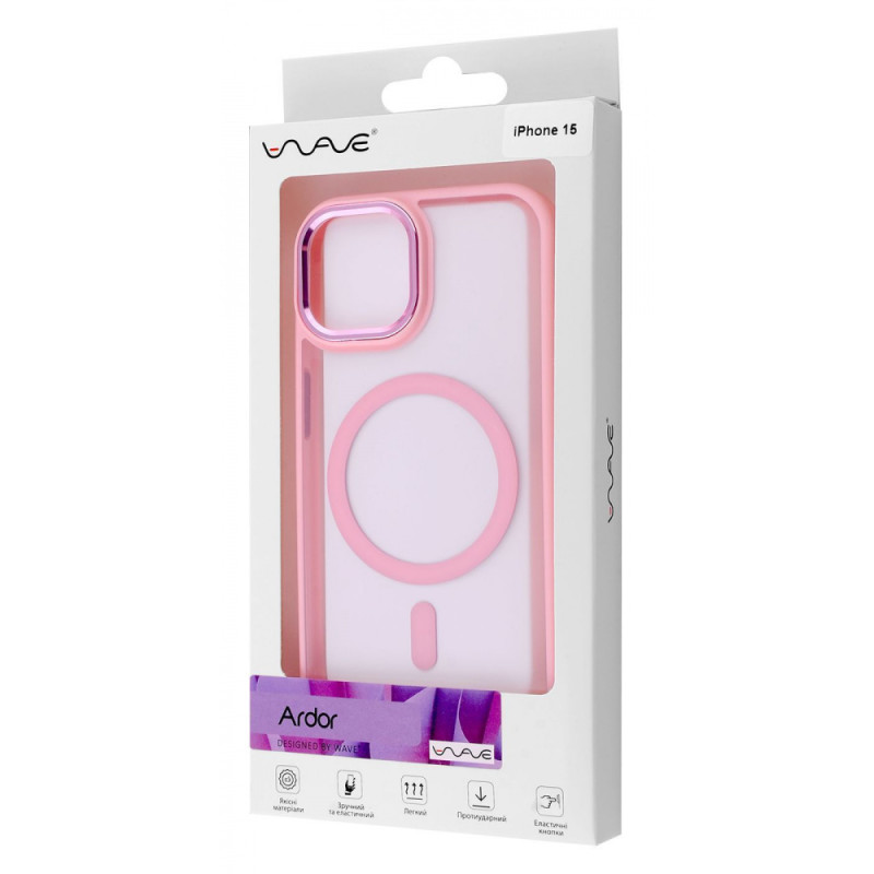 Чохол WAVE Ardor Case with Magnetic Ring iPhone 15 black