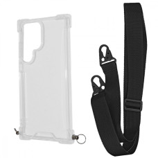 Чохол WAVE Clear Case with Strap Samsung Galaxy S23 Ultra black