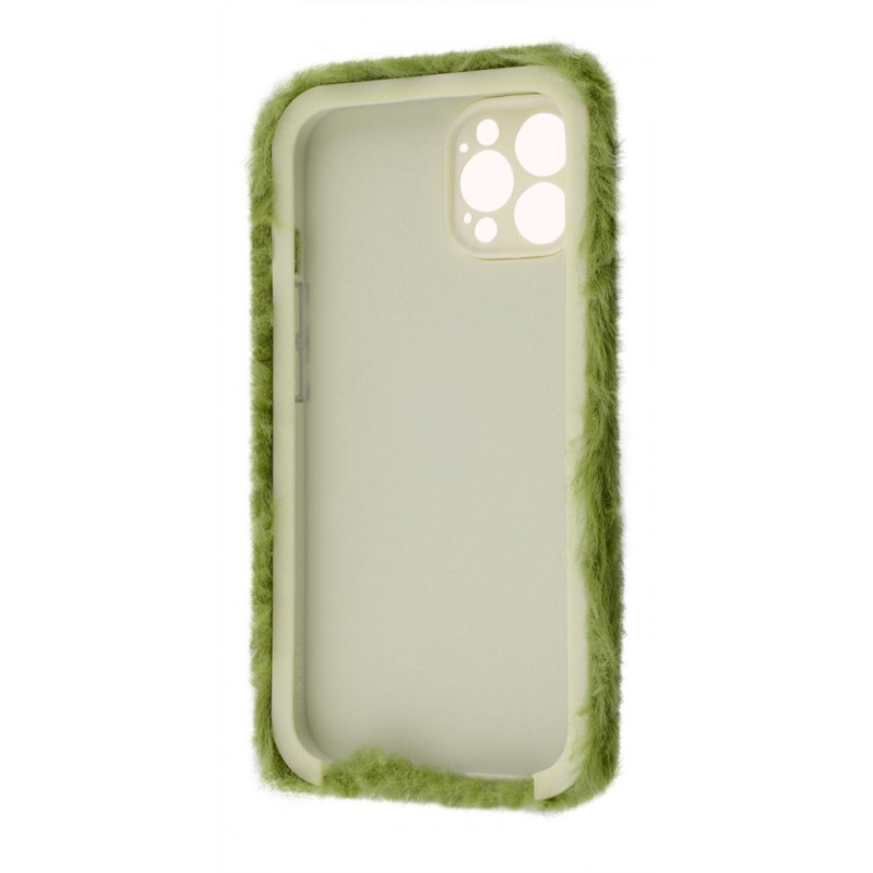 Чохол Fluffy Love Case iPhone 14 Pro green