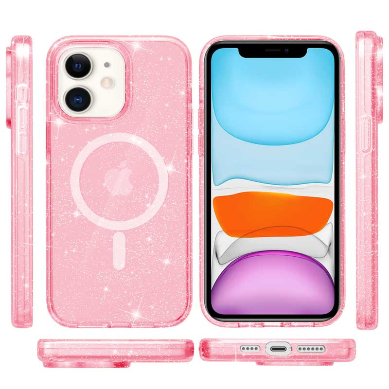 Чехол TPU Galaxy Sparkle (MagFit) для Apple iPhone 11 (6.1")
