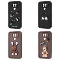 Чохол Pretty Things Case Xiaomi Redmi Note 9 black/fluffy black