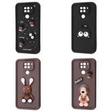 Чохол Pretty Things Case Xiaomi Redmi Note 9 black/fluffy black