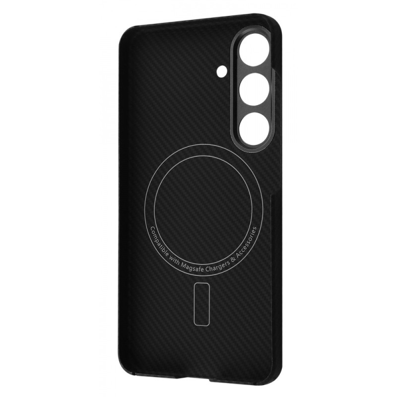 Чохол WAVE Premium Carbon Slim with Magnetic Ring Samsung Galaxy S23 Ultra black