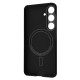Чохол WAVE Premium Carbon Slim with Magnetic Ring Samsung Galaxy S23 Ultra black