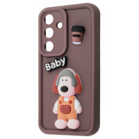 Чохол Pretty Things Case Samsung Galaxy S24 brown/baby