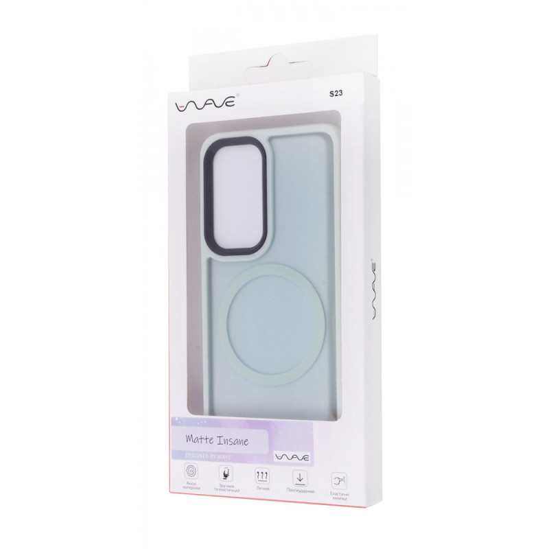 Чохол WAVE Matte Insane Case with Magnetic Ring Samsung Galaxy S23 light purple