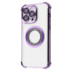 Чохол Glossy Case with Magnetic Ring iPhone 13 Pro Max purple