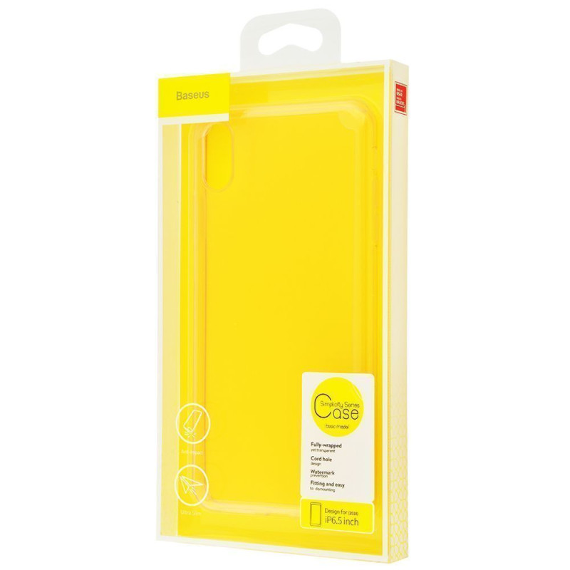 Чохол Baseus Simplicity Series Case (TPU) iPhone Xs Max gold