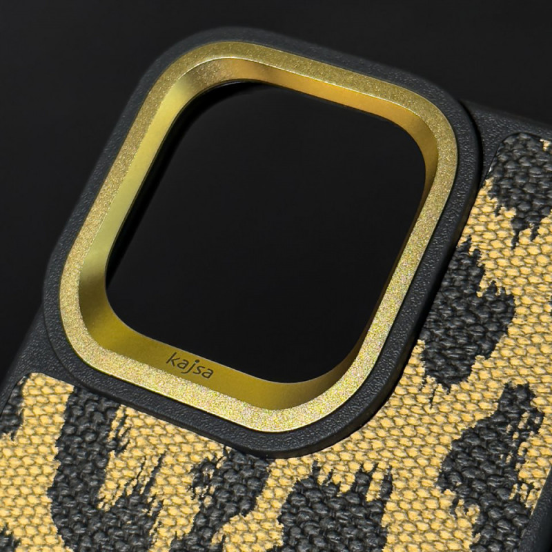 Чохол Kajsa Glamorus Collection with Magnetic Ring iPhone 16 Pro gold