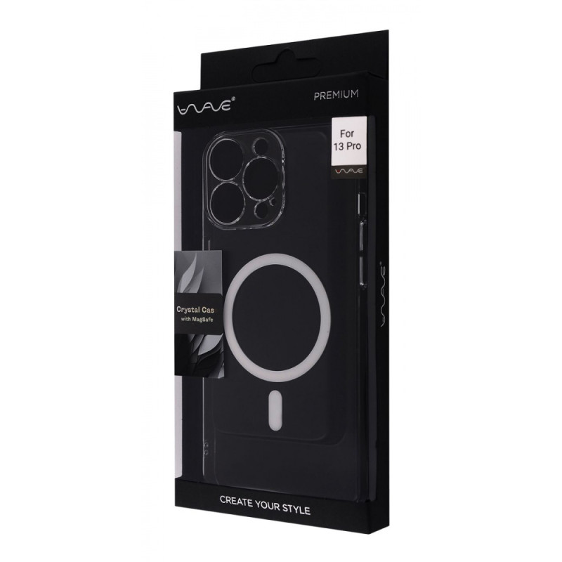 Чохол WAVE Premium Crystal Case with Magnetic Ring iPhone 13 Pro transparent