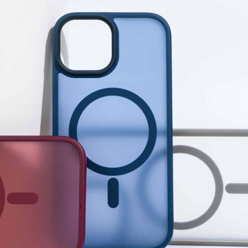 Чохол WAVE Matte Insane Case with Magnetic Ring iPhone 15 Plus midnight blue