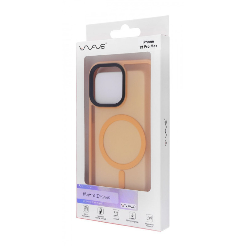 Чохол WAVE Matte Insane Case with Magnetic Ring iPhone 13 Pro Max deep purple
