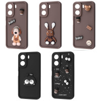 Чохол Pretty Things Case Xiaomi Redmi 13C 4G/Poco C65 black/fluffy black