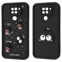 Чохол Pretty Things Case Xiaomi Redmi Note 9 black/fluffy white