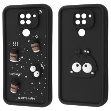 Чохол Pretty Things Case Xiaomi Redmi Note 9 black/fluffy white