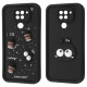 Чохол Pretty Things Case Xiaomi Redmi Note 9 black/fluffy white
