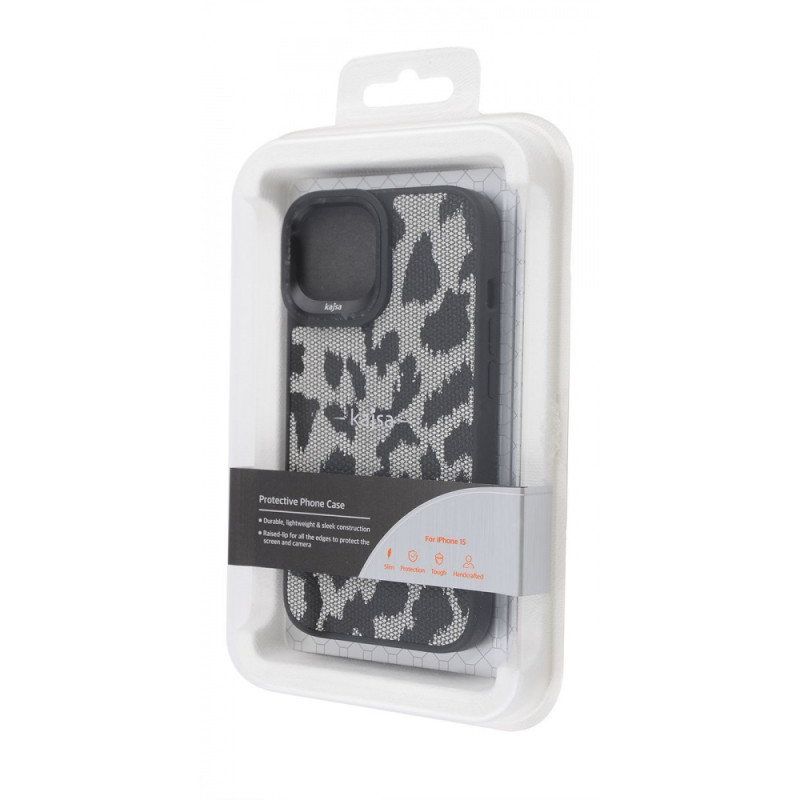 Чохол Kajsa Glamorus Collection iPhone 15 bronze