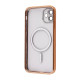 Чохол Metal Matte Case with Magnetic Ring iPhone 11 gold