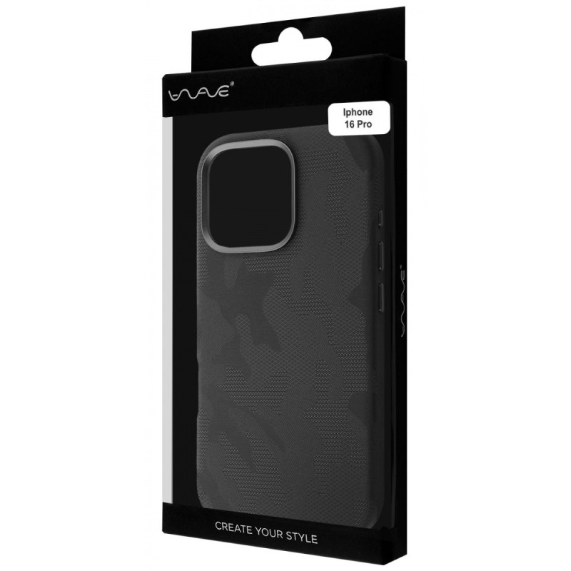 Чохол WAVE Khaki Case with Magnetic Ring iPhone 16 Pro midnight blue