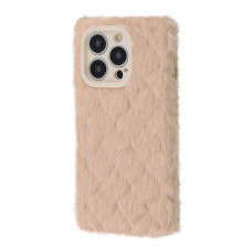Чохол Fluffy Love Case iPhone 13 Pro pink sand
