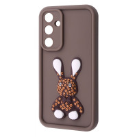 Чохол Pretty Things Case Samsung Galaxy A55 brown/rabbit