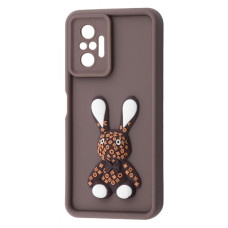 Чохол Pretty Things Case Xiaomi Redmi Note 10 Pro brown/rabbit